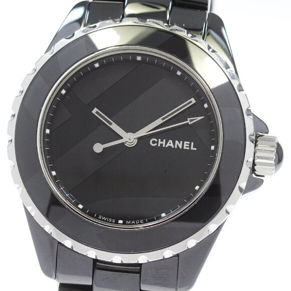CHANEL J12 untitled black ceramic black Dial Automatic Men's Watch - Picture 1 of 7